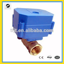 2 voies 6Nm 1/2 &quot;DN25 Moteur en laiton 24VDC valve pour soupape ir-warm.HVAC et service de sprinkler incendie